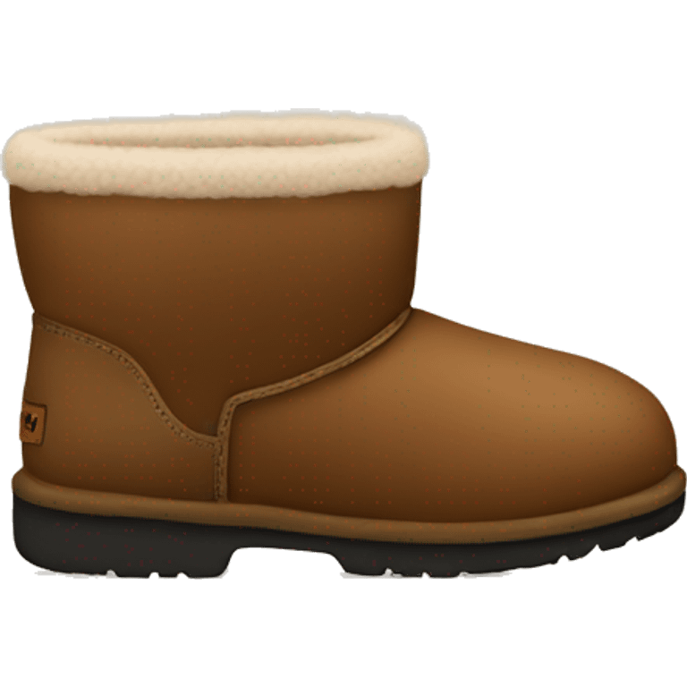 Brown Tasman uggs emoji