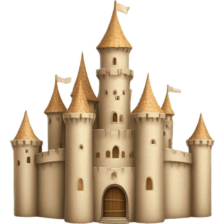 Beige Fantasy castle emoji