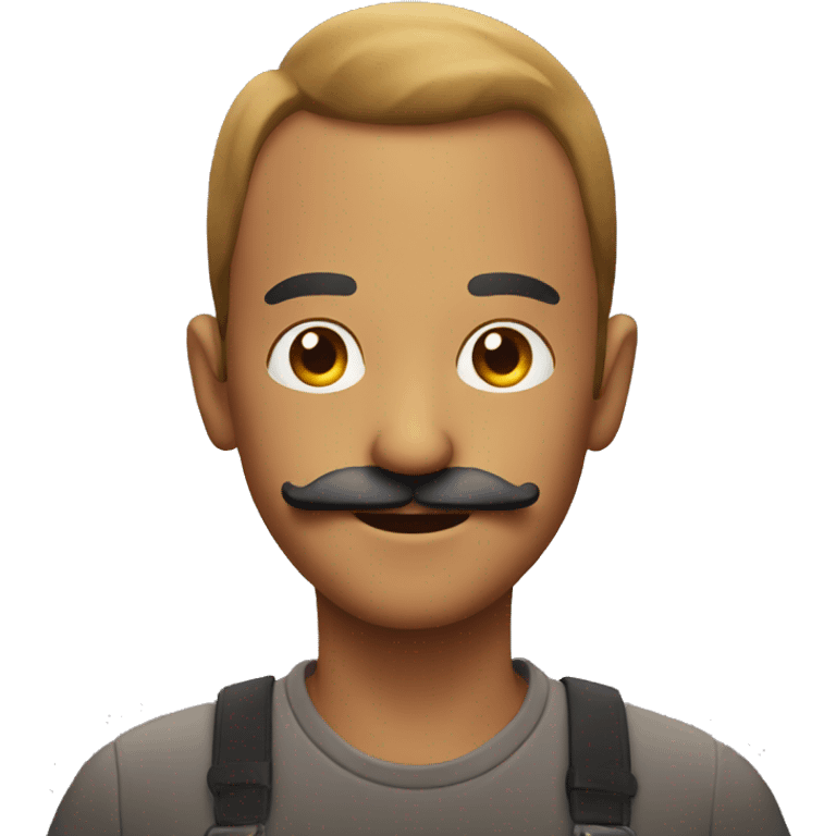 Smirking with a mustache  emoji