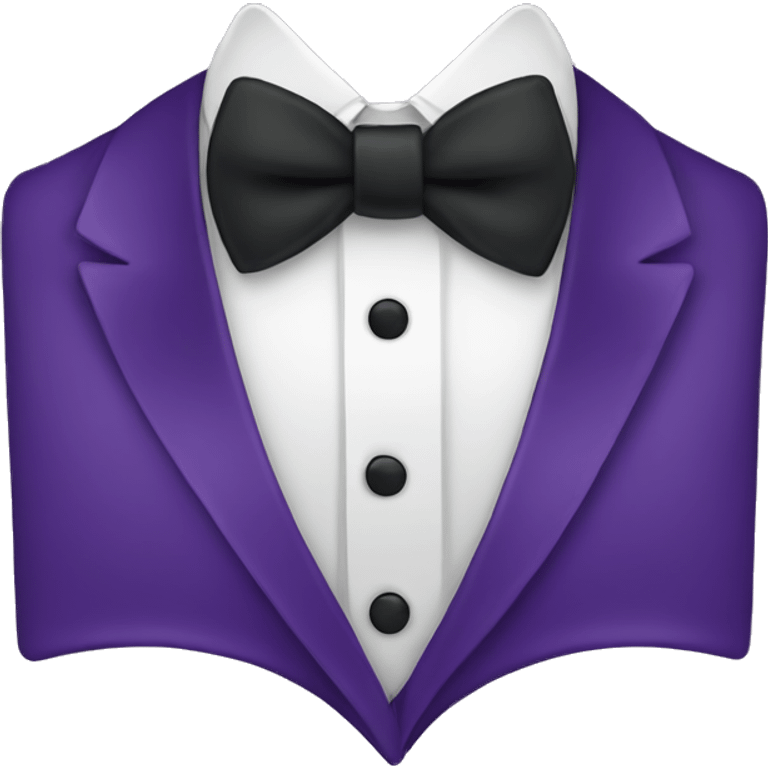 Violet bow tie emoji