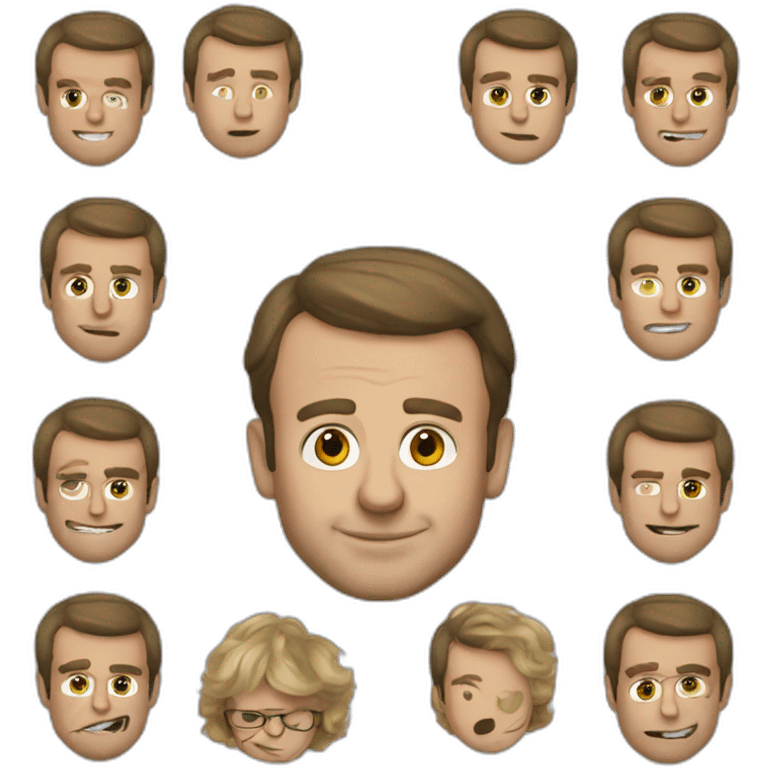 Emmanuel Macron emoji