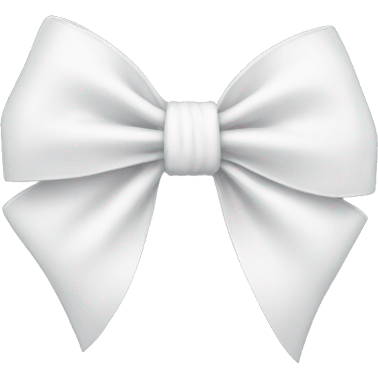 White bow emoji