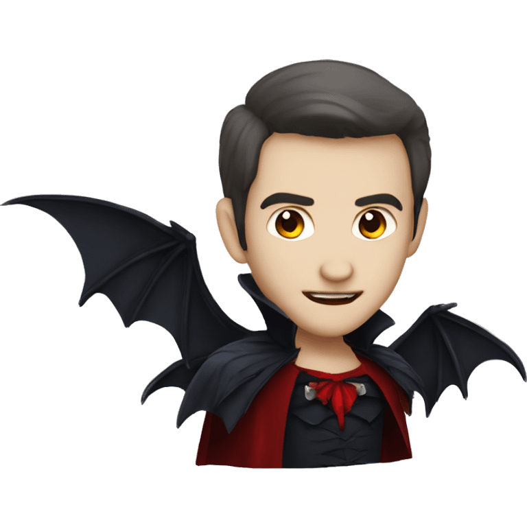 Vampire avec des ailes de dragon emoji