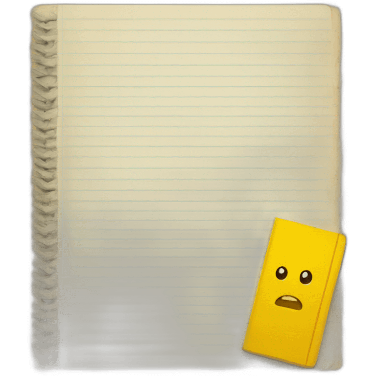 Yellow Notebook emoji