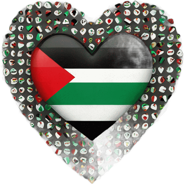 Palestine heart emoji