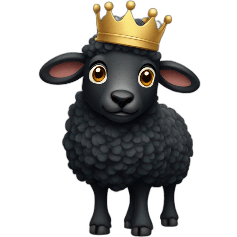 King black sheep with crown emoji