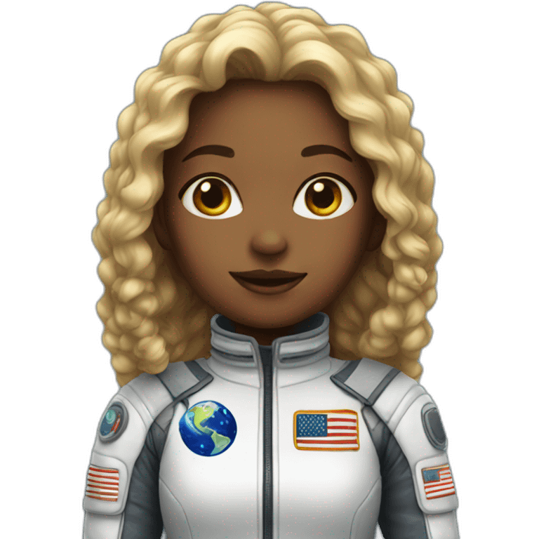 Girl from space emoji