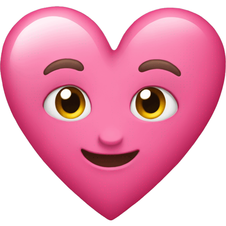 Pink heart  emoji