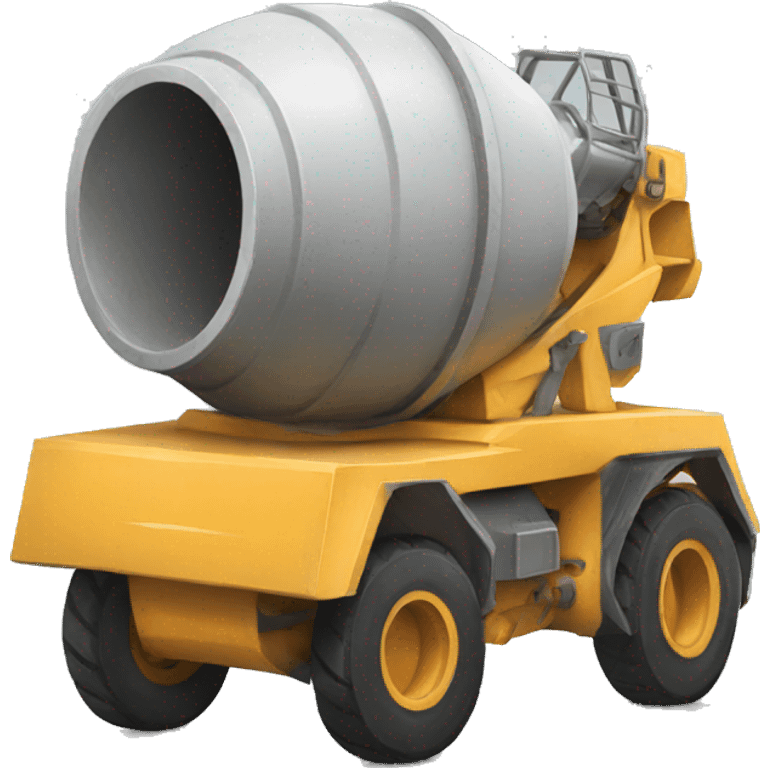 Concrete mixer emoji