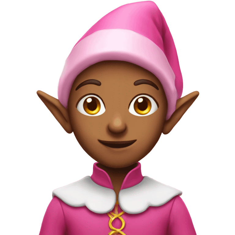 Pink elf emoji