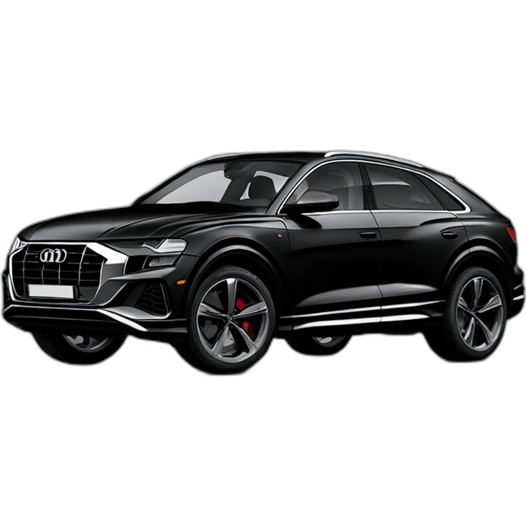 a black audi q8 emoji