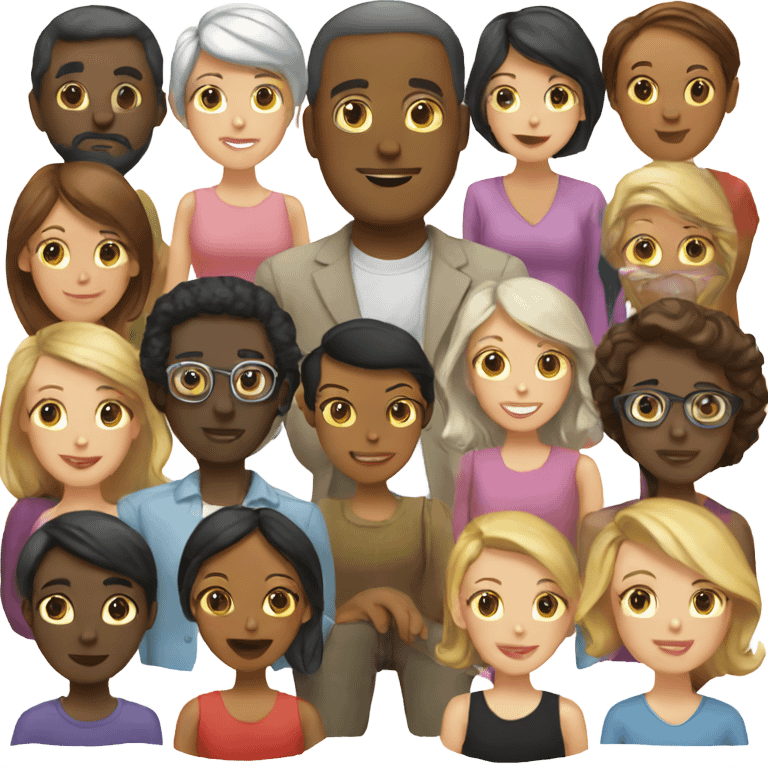 Interracial book club emoji