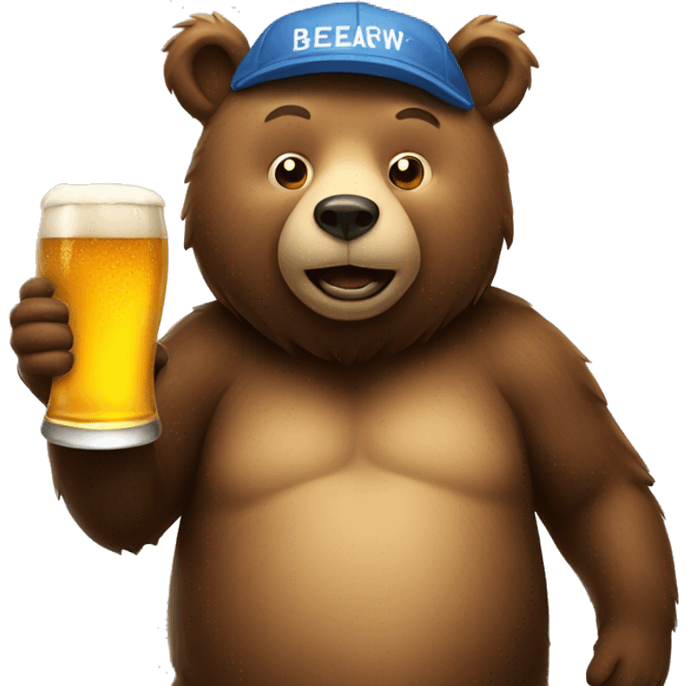 bear and beer emoji