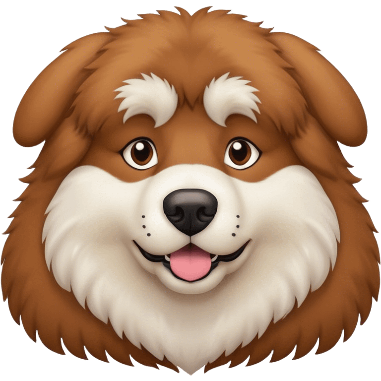 Big fluffy dog emoji