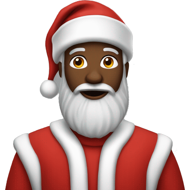 Black Santa  emoji