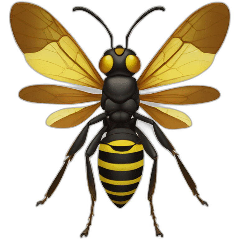 paper wasp (Polistes dominula) angry emoji