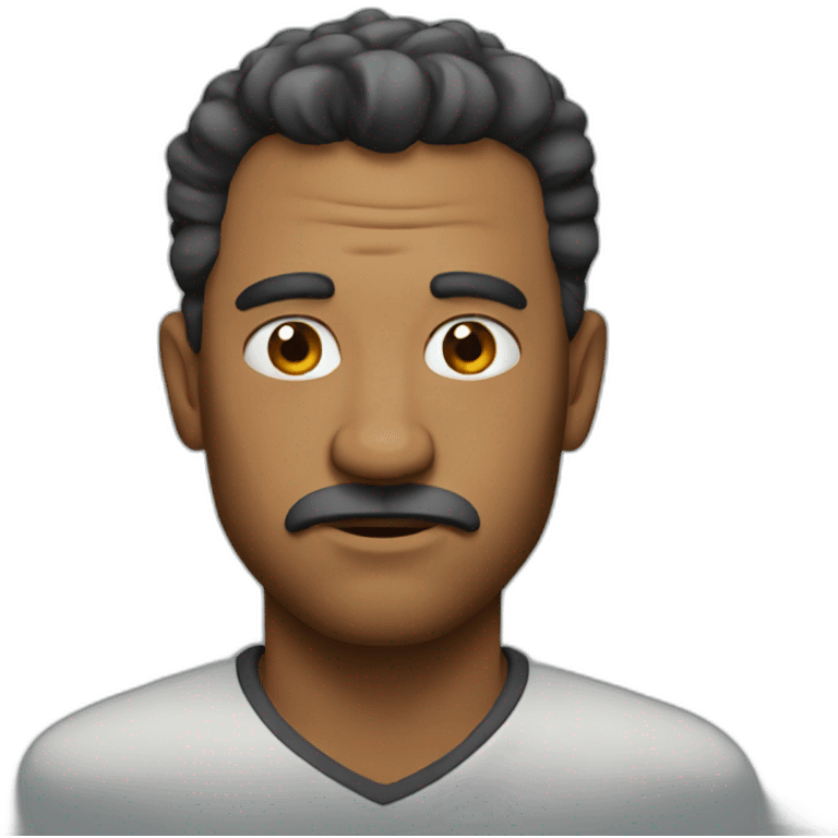 bad looking man emoji