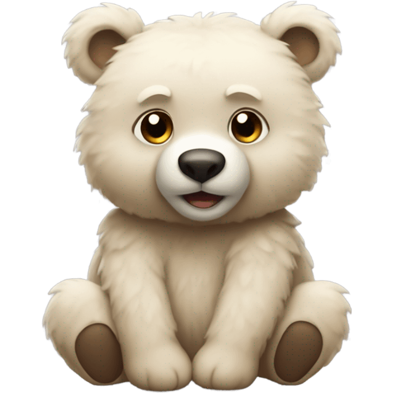 Cute bear emoji