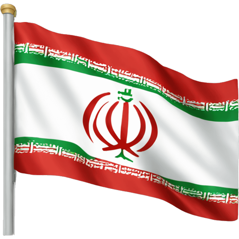 the iran flag before 1980 emoji