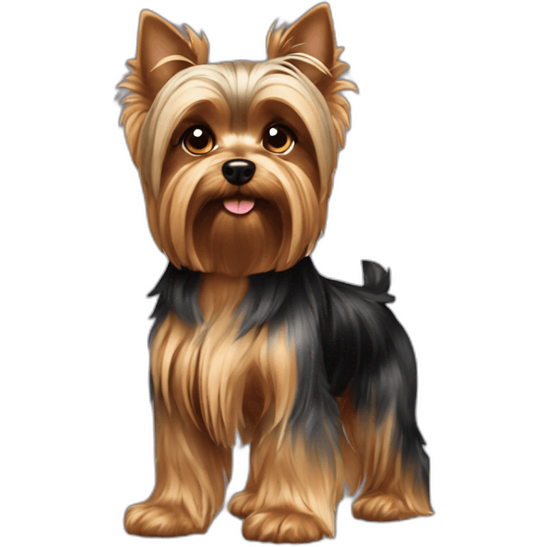 dog yorkshire terrier full body emoji