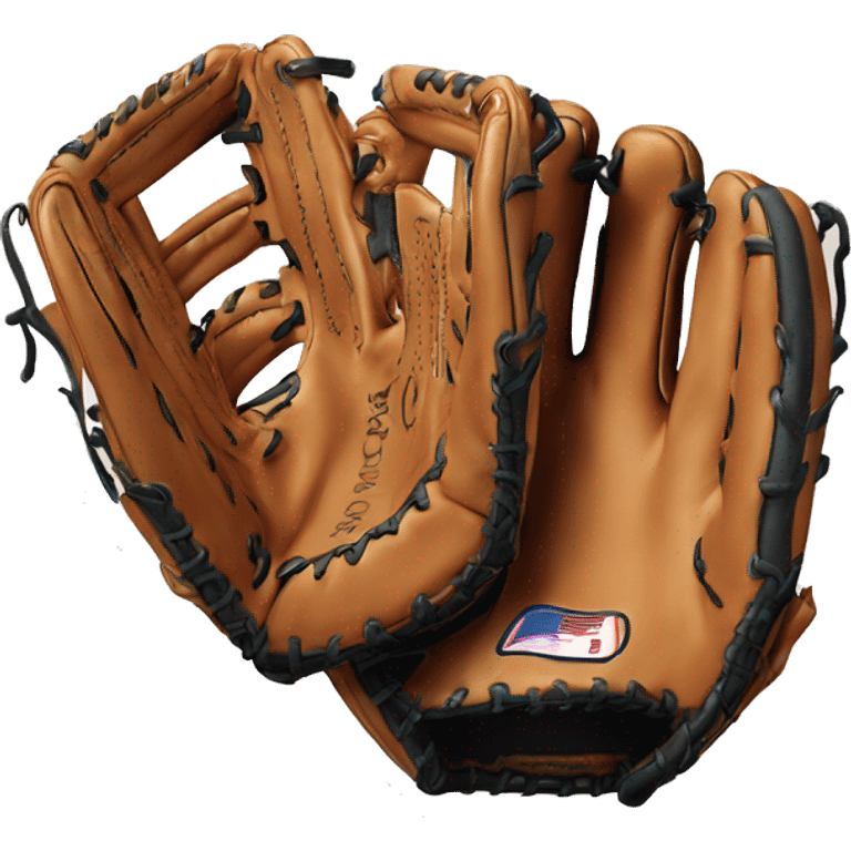 2 different Baseball Gloves  emoji