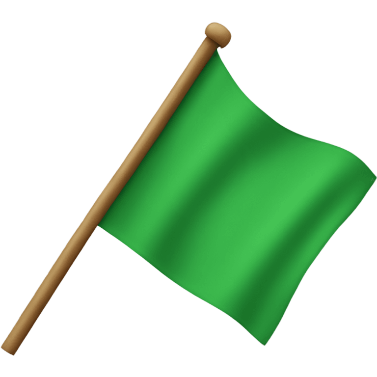 Green flag emoji