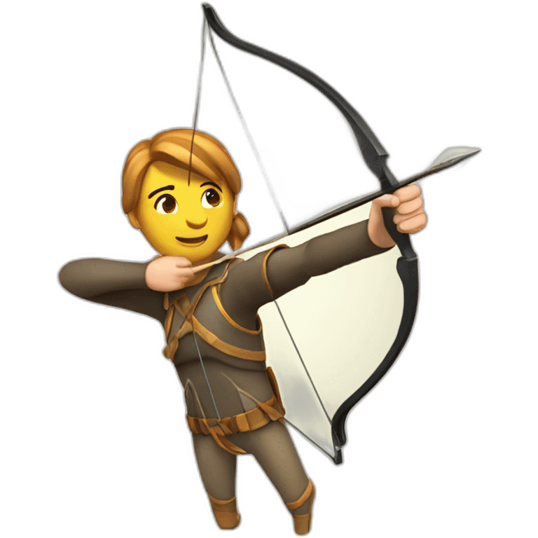 archery 3d emoji