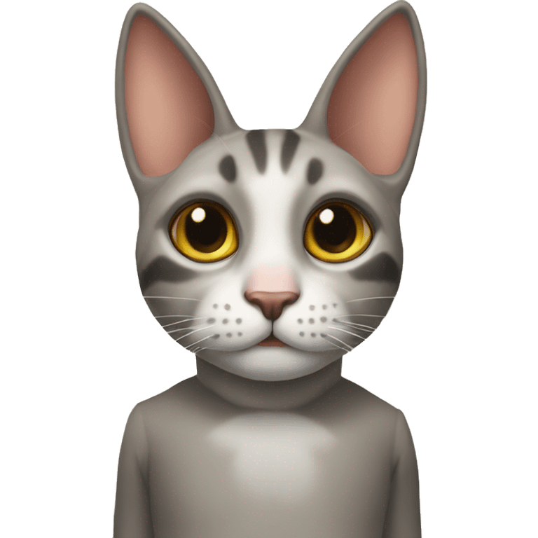 rana con orejas de gato emoji