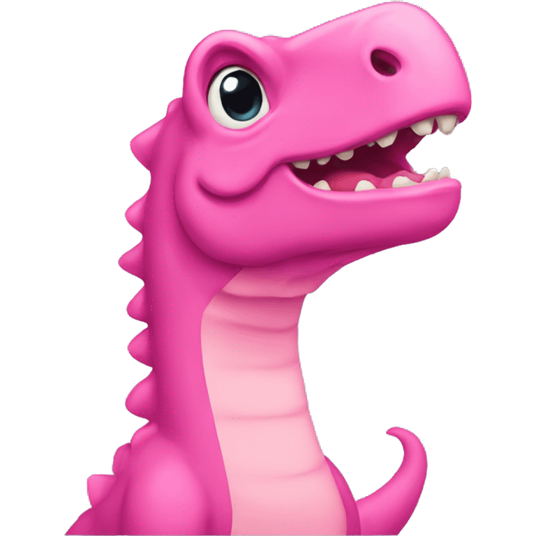 dinasour pink emoji