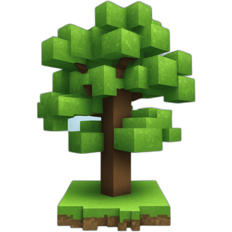 Minecraft tree emoji