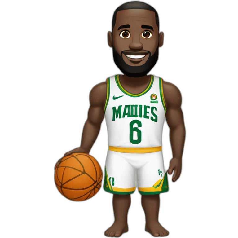 LeBron James avec le maillot Cameroun emoji