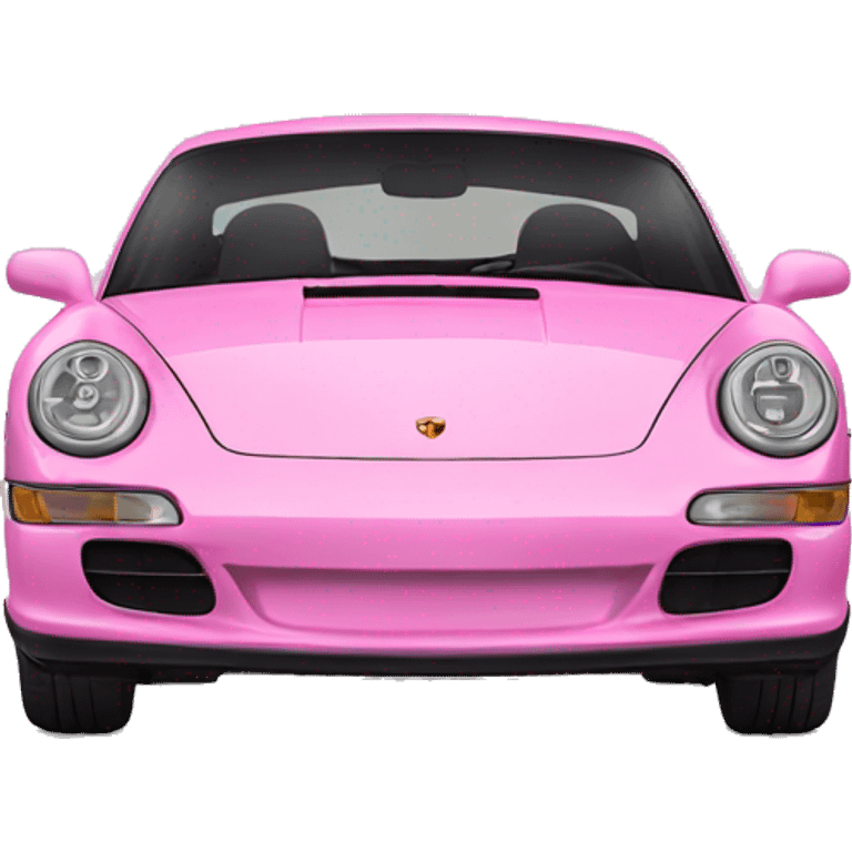 Pink Porsche  emoji