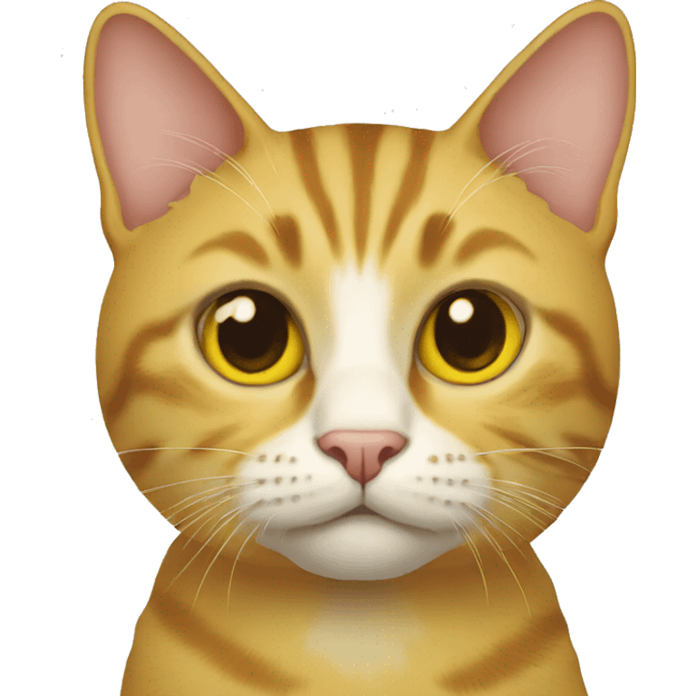 CAT yellow emoji