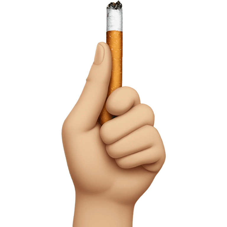 ciggarette with a smile emoji