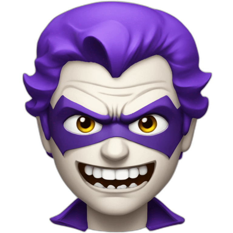 Batman fight joker emoji