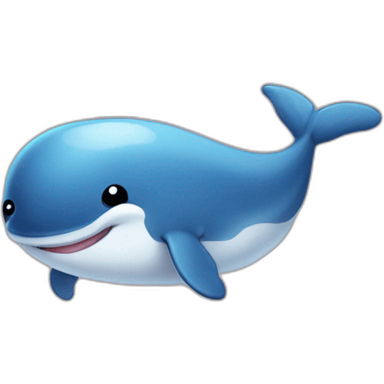 Cute little Whale  emoji