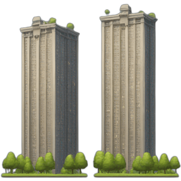 twins towers emoji