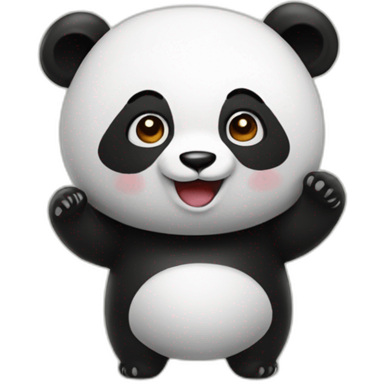 Panda saying good game emoji