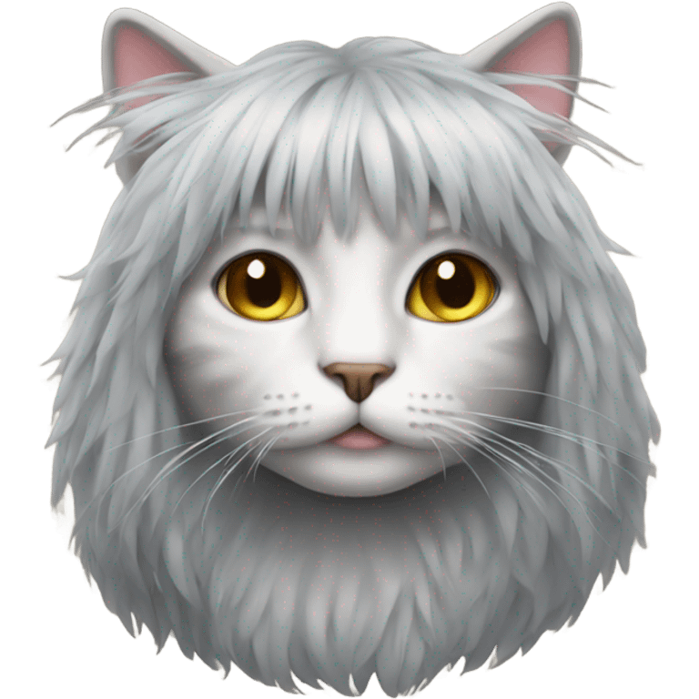 cat with wig emoji