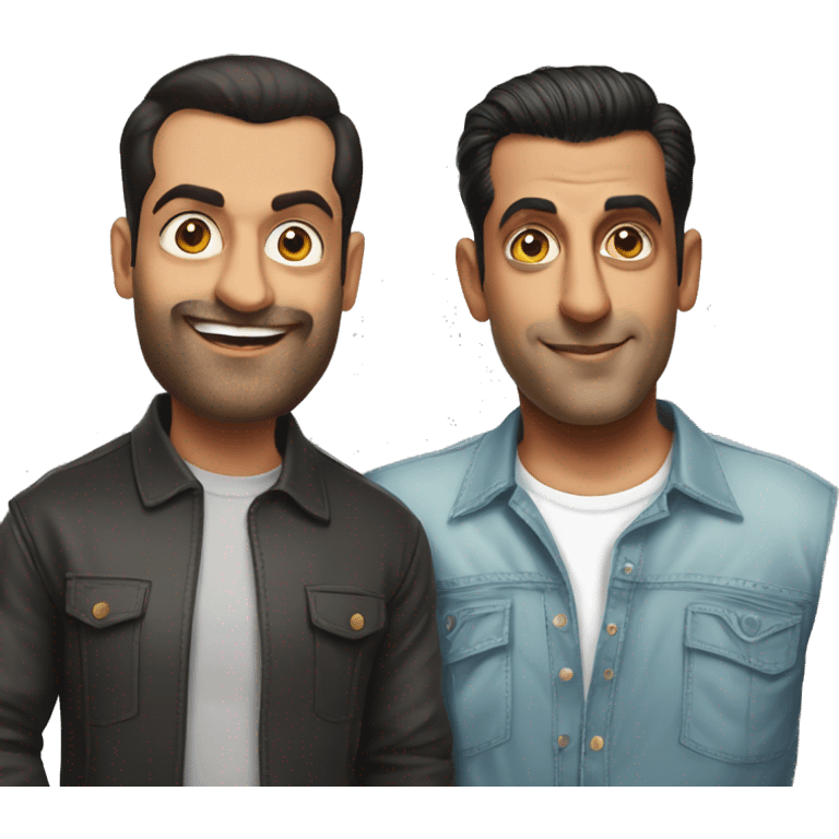 Salman khan and prabhash  emoji