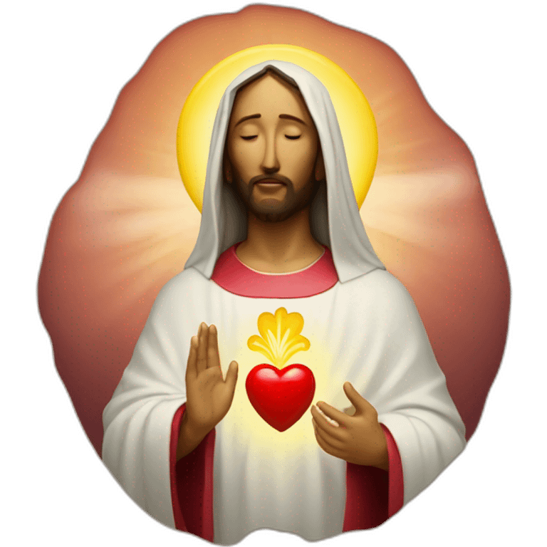 sacred heart emoji