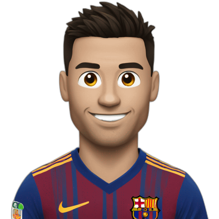 Ronaldo sur messi emoji