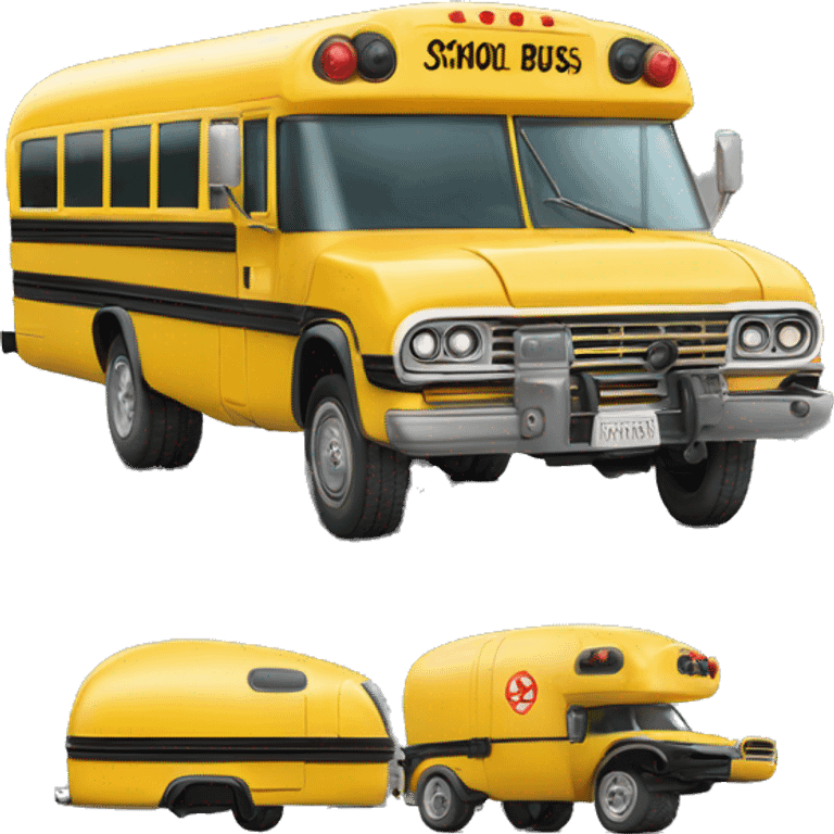 First order jet trooper’s 1972 dodge school bus  emoji