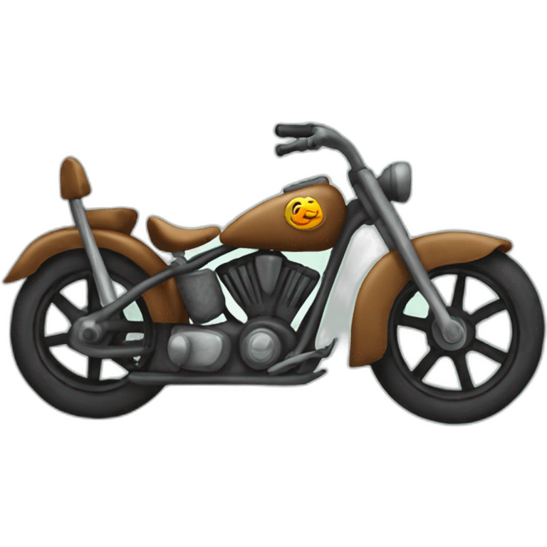 Cowboy bike emoji