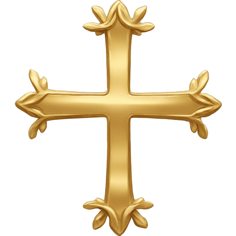 gold cross emoji