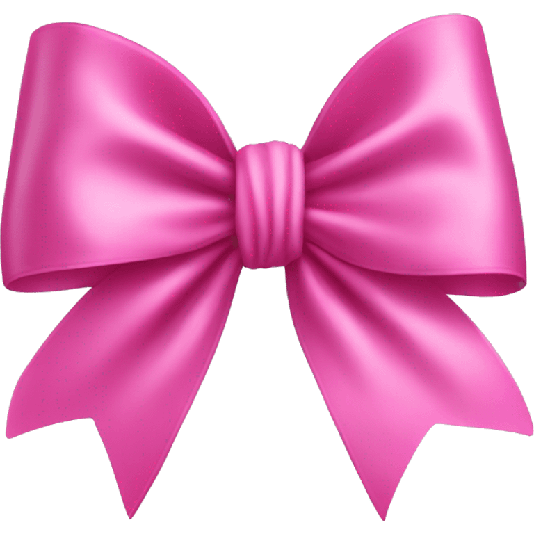 pink silky bow emoji