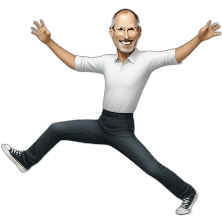 Steve jobs bailando emoji