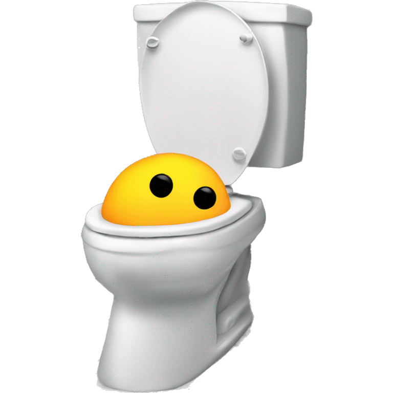 Skibidi Toilet coming out of toilet emoji