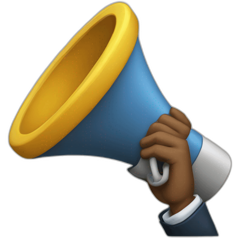 man megaphone emoji