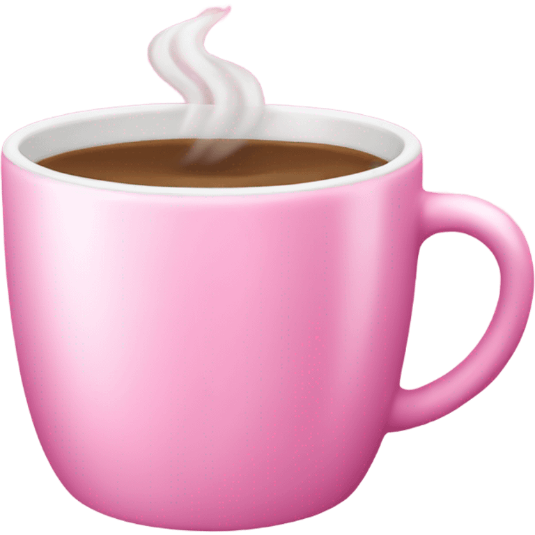 Pink aesthetic coffee cup  emoji